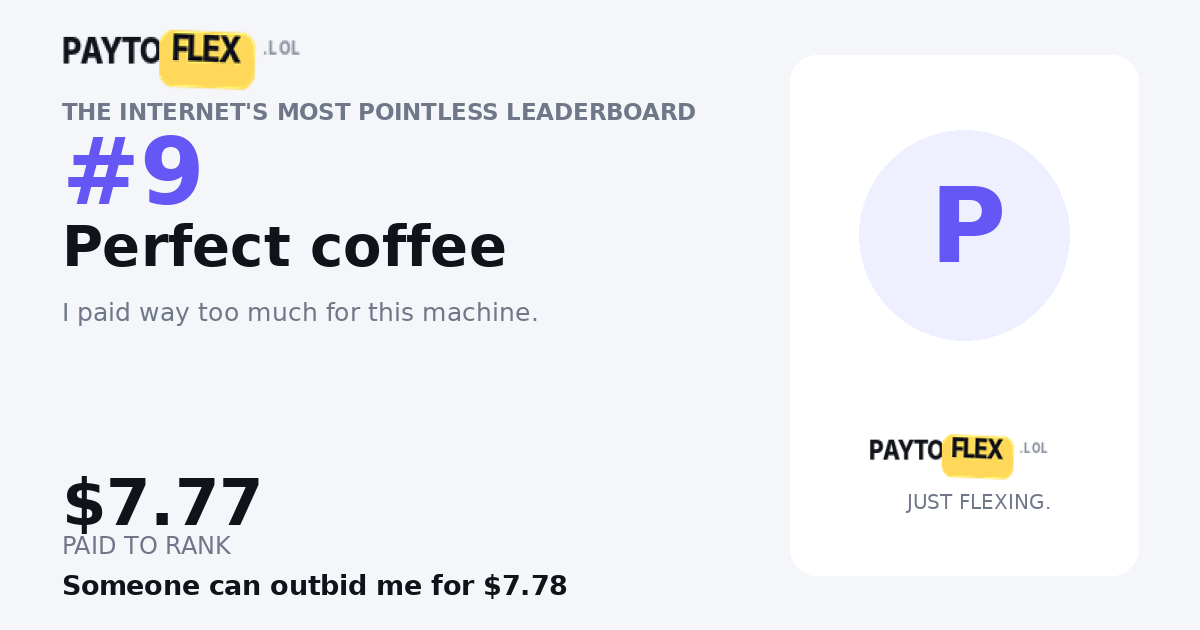 Share card for Perfect coffee